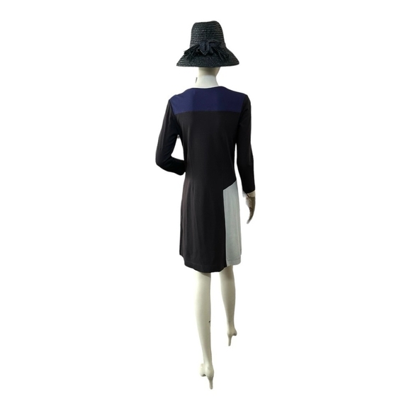 Women’s Dress Italian Designer D’Andrea Donna Zip Front Fit & Flare Midi Dress - Picture 12 of 16